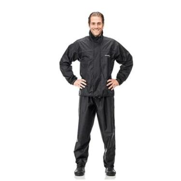 Imagem de Conjunto de Chuva para Motoqueiro Pantaneiro  Nylon Impermeável com Go