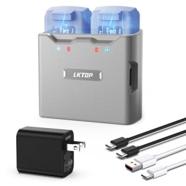 Imagem de LKTOP Mini hub de carregamento de bateria 4K, carregador rápido mini 2/SE para drone DJI Mini4K/Mini2 Series com adaptador de alimentação USB-C de 30 W, carregamento de duas baterias simultaneamente