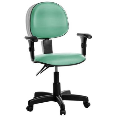 Imagem de Cadeira Ergonômica Executiva Com Braço Turquesa RV - GoldFlex