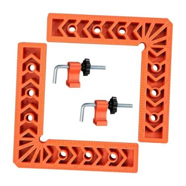 Imagem de Bothyi 2 peças de grampo de canto para marcenaria, ferramenta de posicionamento em ângulo reto de 90 graus, esquadro de posicionamento, localizador de canto, L