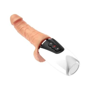 Imagem de Pênis Realístico Luxuoso 7 Modos De Vibrações E Auto Aquecimento Brinquedo Erótico Consolo Vibratório