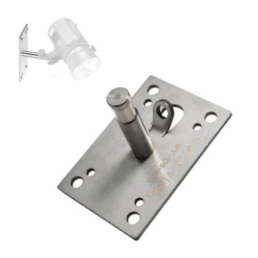 Imagem de Suporte Parede e Teto T Holder Inox Estúdio e Iluminação 6cm - WorldVi
