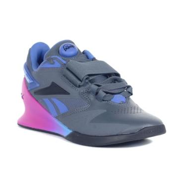 Imagem de Reebok Tênis feminino Legacy Lifter II, Cinza puro/roxo passo/rosa laser, 34
