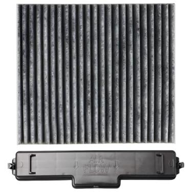 Imagem de KPALAG Filtro de ar de carbono ativado atualizado e porta de acesso ao filtro serve para Dodge Ram 1500 2500 3500 Dodge Avengers, calibre, Tour, Compass, Patriot, Chrysler 200, número de substituição: