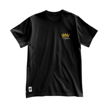 Imagem de Camiseta Santos Masculino Zé Carretilha Eterno Rei, Preto, M