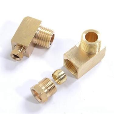 Imagem de Conexões de cotovelo para tubos M4 M5 M6 M8 M10 Métricas 1/8" 1/4" BSPP Macho x Tubo de encaixe OD 4/6/8/10mm Filtro de máquina Canister, M6X1, Tubo de encaixe OD 6mm