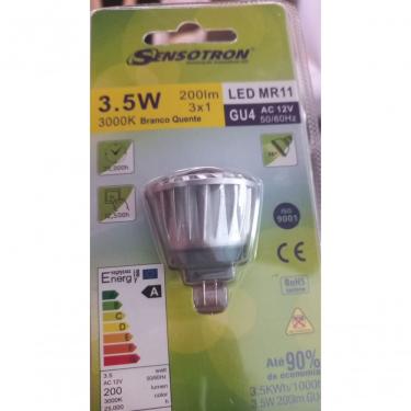 Imagem de Mini Spot De Branco Embutir Com Led 12v Cor Da Lâmpada Branca Quente Estilo Redondo