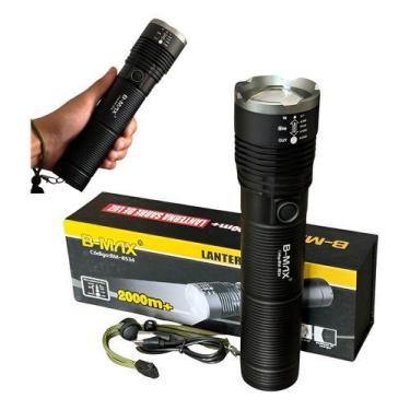 Imagem de Lanterna Tatica Potente Holofote 2000w Recarregável Militar - lanterna