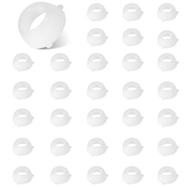 Imagem de Aocies 16435 Rv Plástico Santoprene Selo Giratório (Pacote Com 32), 1/2" Para Chuveiro Mangueira De Água Doce Conexões Pex, Arruela Cônica Junta Linha Válvulas Banheiro Conserte Seu Vazamento