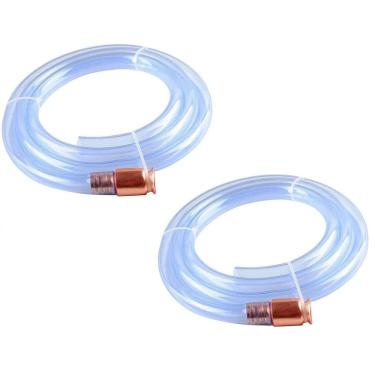 Imagem de Mangueira de sifão de gás, pacote com 2 sifões agitadores de 3/4" para gasolina/combustível/água