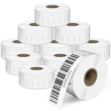 Imagem de L Liked 10 rolos compatíveis com etiquetas térmicas Dymo 30252 1-1/20.3 cm x 3-1/5.1 cm, etiquetas adesivas de endereço e código de barras - Compatível com DYMO Labelwriter 450, 4XL, NÃO serve para