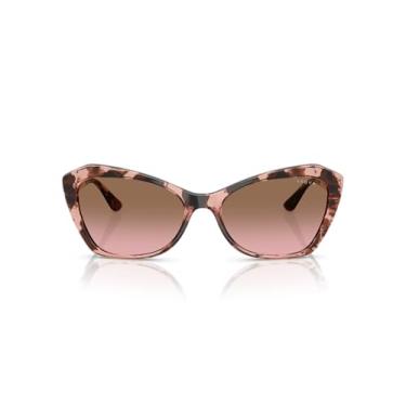 Imagem de Óculos de Sol Vogue Eyewear 0VO5626S 319914 Tam 56 / Rosa Havana - Lentes Rosa Gradiente