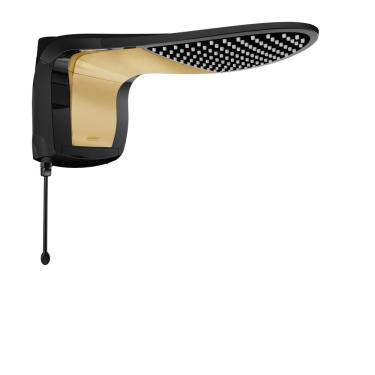 Imagem de Chuveiro Acqua Wave Preto |  Dourado 127v / 5500w