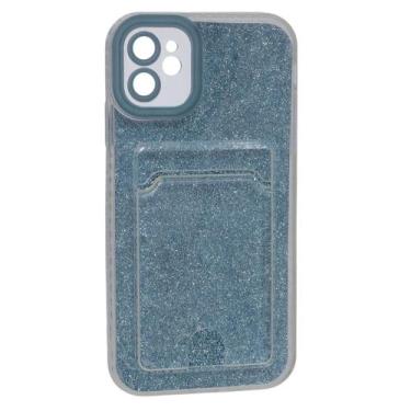 Imagem de Capa Capinha Case Porta Cartão Glitter Compatível iPhone 11 - Tesla St
