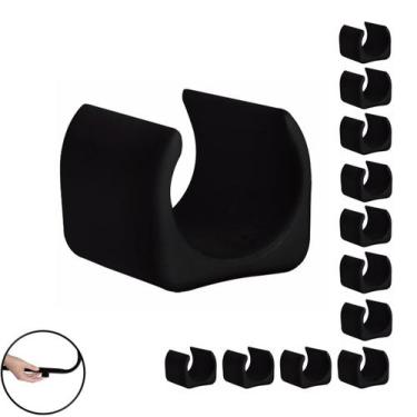 Imagem de Kit 12 Peças Proteção Para Pés Cadeiras 19mm Preto - 2306 Mor