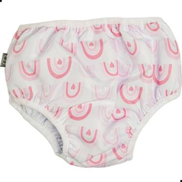 Imagem de Biquini com Fralda de Piscina Reutilizável Bebê Infantil Ecológica - BENIBEE (ARCO IRIS - P/M - 06 ate 10kg)