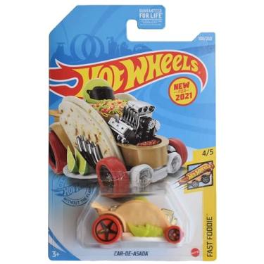Imagem de Hot Wheels Caminhão de Tacos, Fast Foodie 4/5 [tan/vermelho] 1:64 Escala, Brinquedo Veículo, Crianças, Unisex