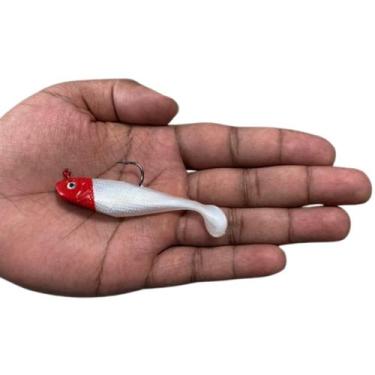 Imagem de Isca artificial silicone realista p/ tucunaré robalo traíra - SWG, Bra