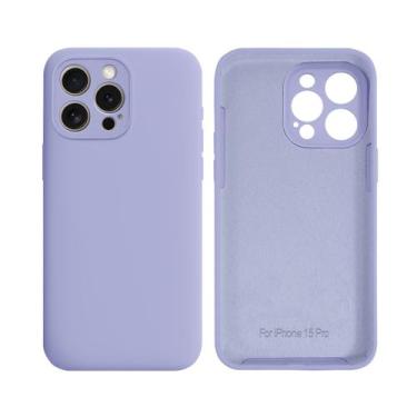 Imagem de Capinha para iPhone 15 Pro Silicone Proteção de Câmera - GCM CASES, Li