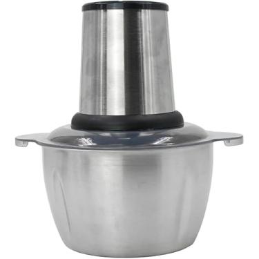 Imagem de Mini Moedor Maquina De Corta Moer Picador De Alimentos Carne Frutas Alho e Cebola Legumes Temperos Elétrico Portátil Profissional 3 Litros 220V