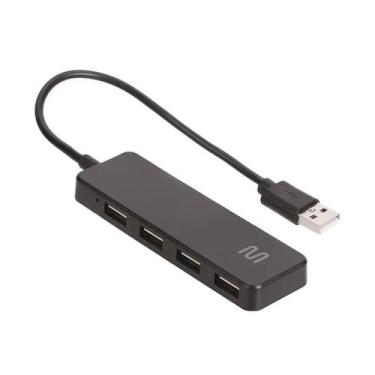 Imagem de Hub Usb 2.0 Com 4 Portas - Ac443 - MULTI