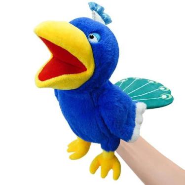 Imagem de Fantoches De Mão De 35cm: Papagaio Tucano, Águia, Flamingo E Coruja De