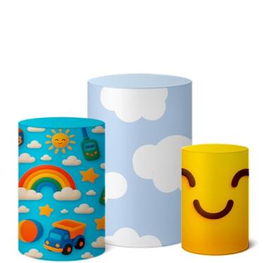 Imagem de Trio Capas De Cilindro C/Elastico Dia Das Crianças (CLCRI0009)