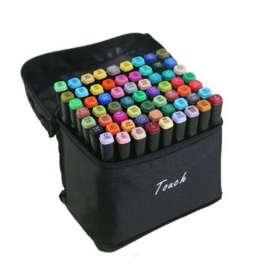 Imagem de Kit Canetinhas Coloridas Pontas Duplas Coloridas 48 Cores