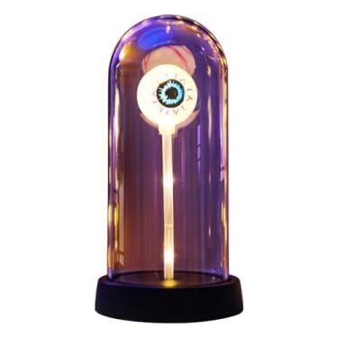 Imagem de Rrlihjgu Luminária Noturna de Halloween,Lâmpada De Olho - Decoração LED Estética Assustadora para Mesa Quarto Sala Casa Adultos Ambiente Festivo Iluminação