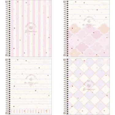 Imagem de Caderno 10X1 Capa Dura Colegial Soho 160 Folhas - Pacote com 04 - Tili