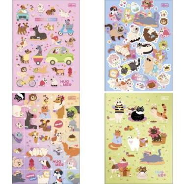 Imagem de Caderno Brochurão Capa Dura HUG ME 80 Folhas - Pacote com 5 - Tilibra