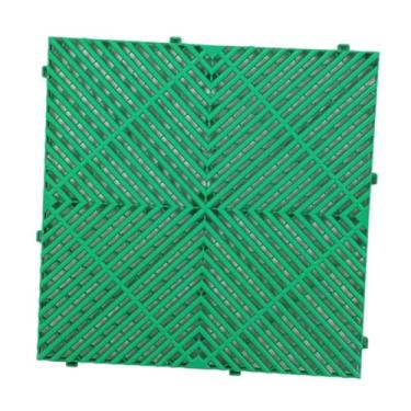 Imagem de YWJLQH Tapete de drenagem interligado para piso de ladrilhos, almofada modular, tapete de drenagem para banheiro, banheira de hidromassagem, Verde