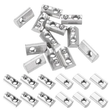 Imagem de PATIKIL M6 porcas de mola em rolo meio redondo, 12 peças, série 3030, porcas de mola de aço carbono para perfil de extrusão de alumínio de 8 mm, impressora 3D, ferramentas DIY, montagem de móveis