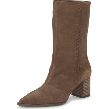 Imagem de Vince Camuto Bota feminina de cano curto Lorrys, Camurça Taupe Tostada, 42