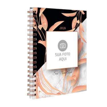 Imagem de Agenda 2026 Planner Semanal Personalizada Com Foto Folhas