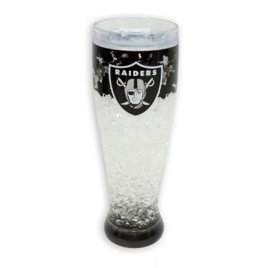 Imagem de Copo Taça Chopp Nfl Las Vegas Raiders Gel Congelante
