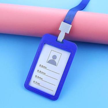 Imagem de Titulares de passe de crachá titulares de cartão de trabalho com corda