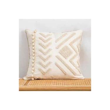 Imagem de Pacote de capas de almofada com 02 capas de algodão Boho Design 45x45 