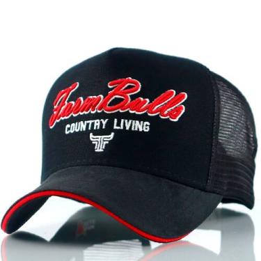 Imagem de Bone Aba Curva Bordado Telinha Country Masculino Texas Farm - FARM BUL