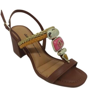 Imagem de Dakota, Sandália Dakota Feminina Pedras Decorativas (Rives Mascavo, BR, Adulto, Numérico, 37)