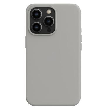 Imagem de Capinha Couro Capa Case Magnética Anti Impacto Premium Luxo Compativel com iPhone (Cinza Escuro, iPhone 15 Pro)