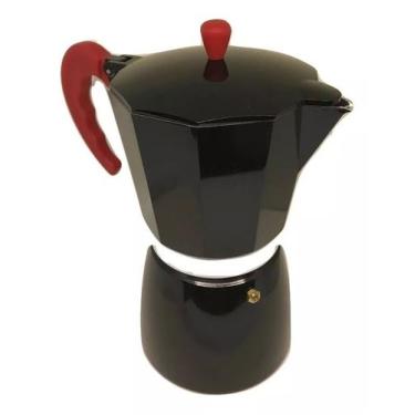 Imagem de Cafeteira Italiana Aluminio Preta 3 Xícaras Cafés 150 Ml - Clink