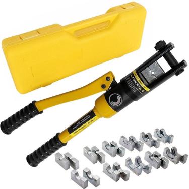 Imagem de Alicate Hidráulico 10 A 120Mm Prensa Crimpa Terminal 8 Ton