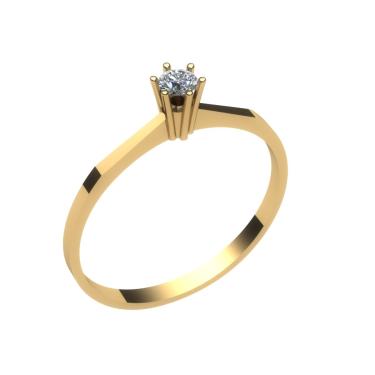 Imagem de Anel Solitário - Diamante - Pronta Entrega