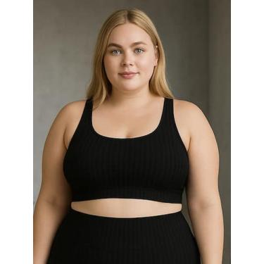 Imagem de Top de Academia Grande Plus Size New Zig 3D Liso 46 48 50- c7 NICOLE P