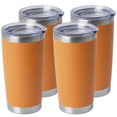 Imagem de Copo HASLE OUTFITTERS de aço inoxidável 600 ml, pacote com 4 unidades,