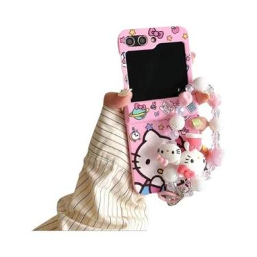 Imagem de Capa De Telefone Colorida Hello Kitty Para Samsung Galaxy Z Flip 7 6 5
