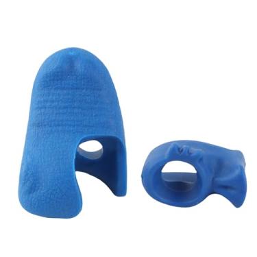 Imagem de Corretor de aderência de arco de violino macio reutilizável de silicone para iniciantes e entusiastas, 2 peças (azul)