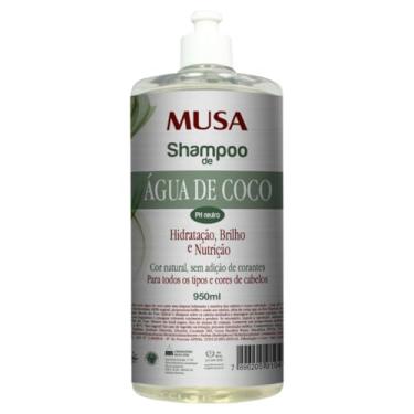 Imagem de SHAMPOO HIDRATANTE AGUA DE COCO NUTRIÇÃO PH NEUTRO 950ML TODOS OS TIPOS DE CABELOS