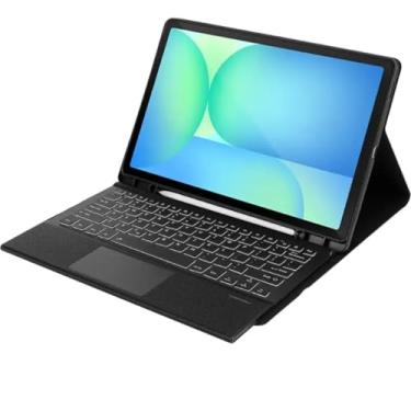 Imagem de SaharaCase - Capa com teclado da série Navigation com Track Pad para Galaxy Tab S10 FE+, preto, (TB00475)